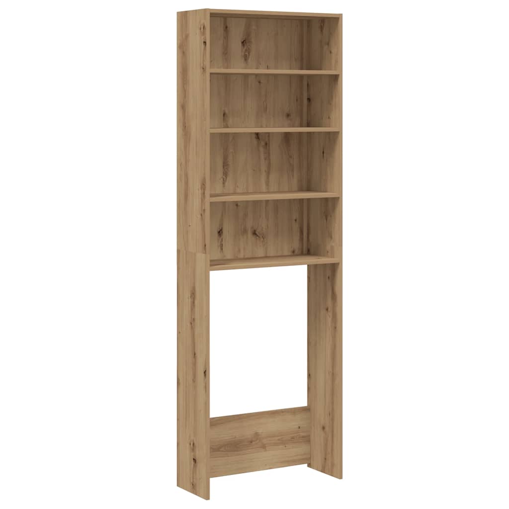 Vidaxx Waschmaschinenschrank 64x24x190 cm, handwerkliche Eichenfarbe