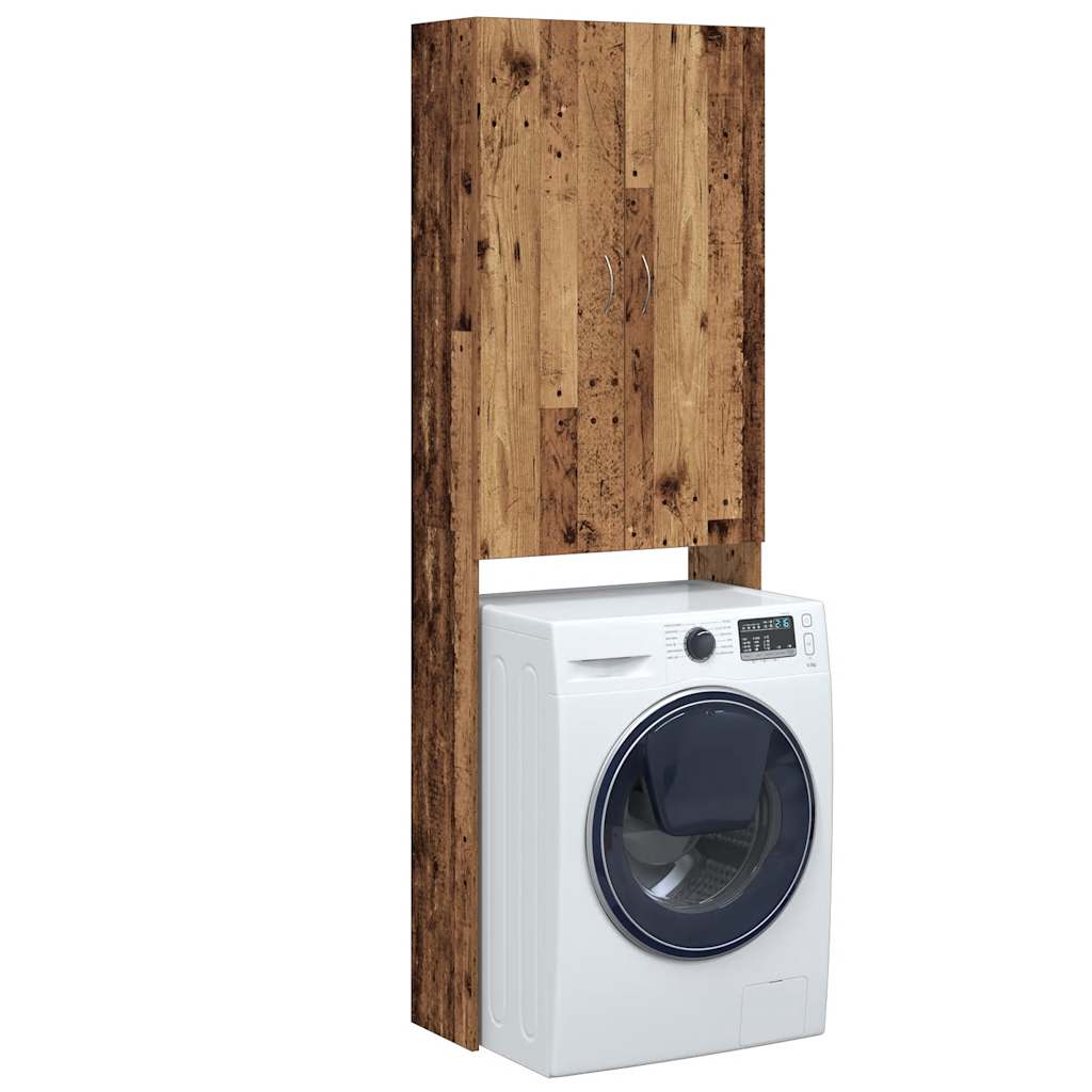 Vidaxx Waschmaschinenschrank 64x25,5x190 cm altholzfarben