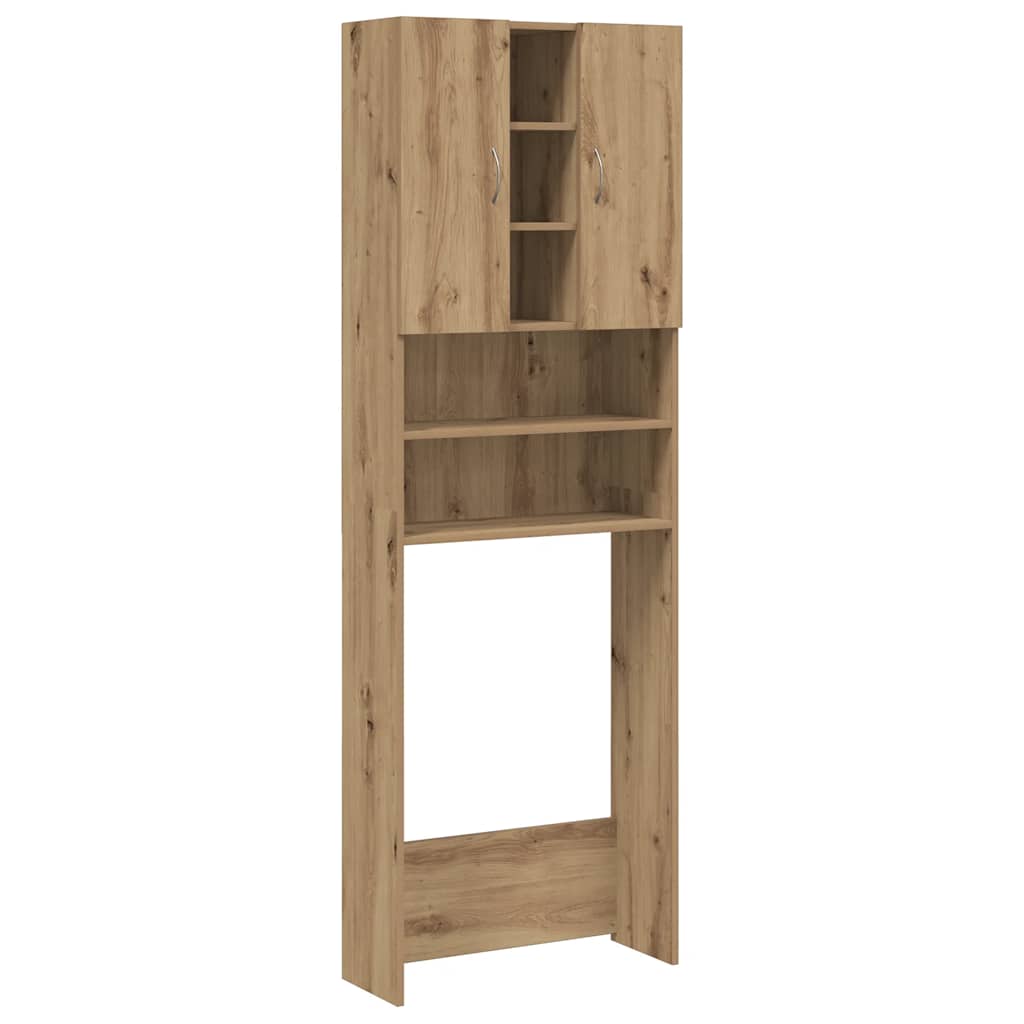 Vidaxx Waschmaschinenschrank 64x25,5x190 cm, handwerkliche Eichenfarbe