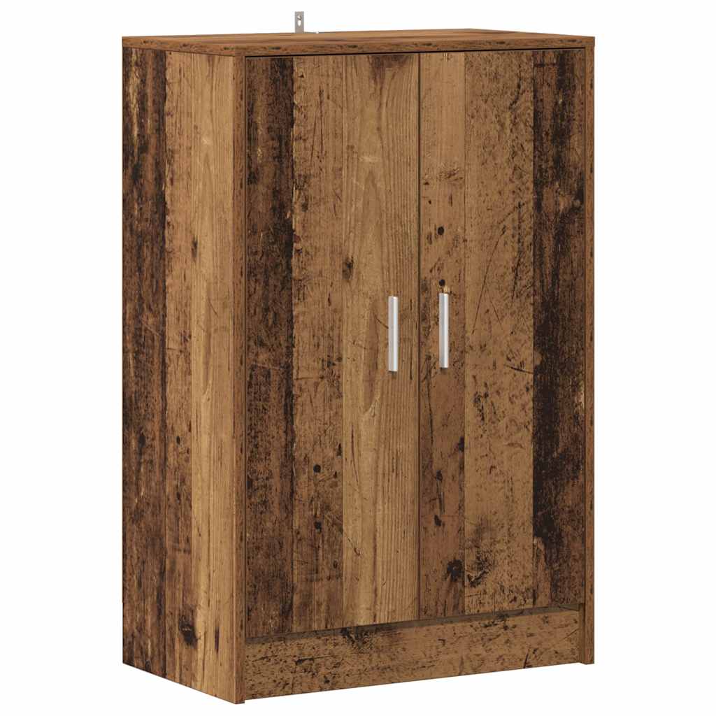 Vidaxx Schuhschrank 60x35x92 cm fertiges Holz, altholzfarben