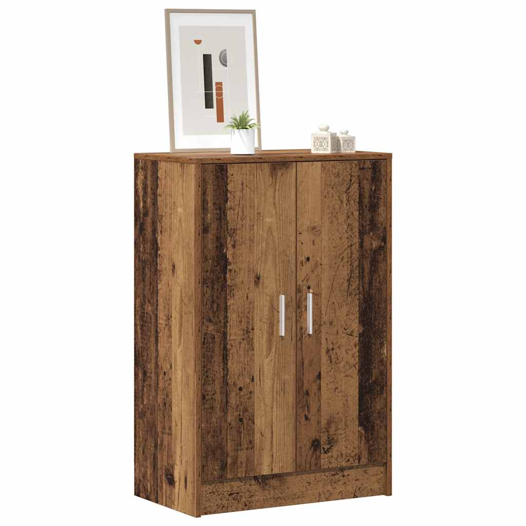 Vidaxx Schuhschrank 60x35x92 cm fertiges Holz, altholzfarben