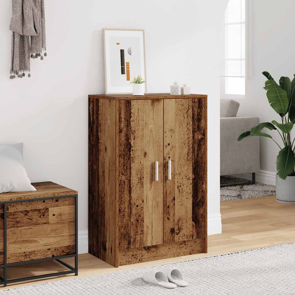 Vidaxx Schuhschrank 60x35x92 cm fertiges Holz, altholzfarben