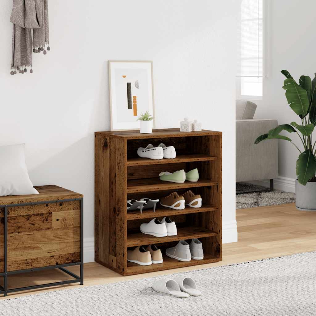 Vidaxx Schuhschrank 60x35x70 cm Fertigholz, altholzfarben