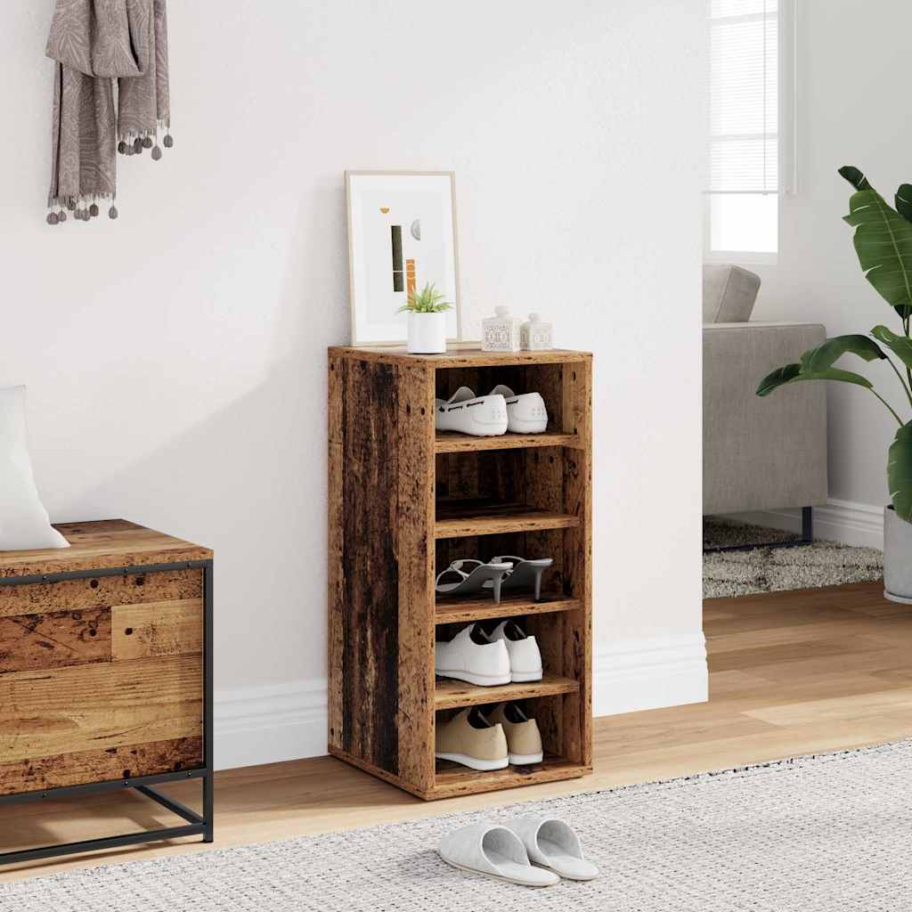 Vidaxx Schuhschrank 32x35x70 cm Fertigholz, altholzfarben