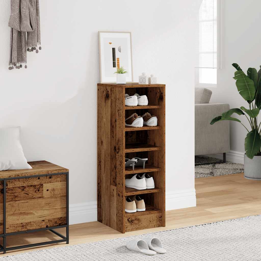 Vidaxx Schuhschrank 32x35x92 cm Fertigholz, altholzfarben