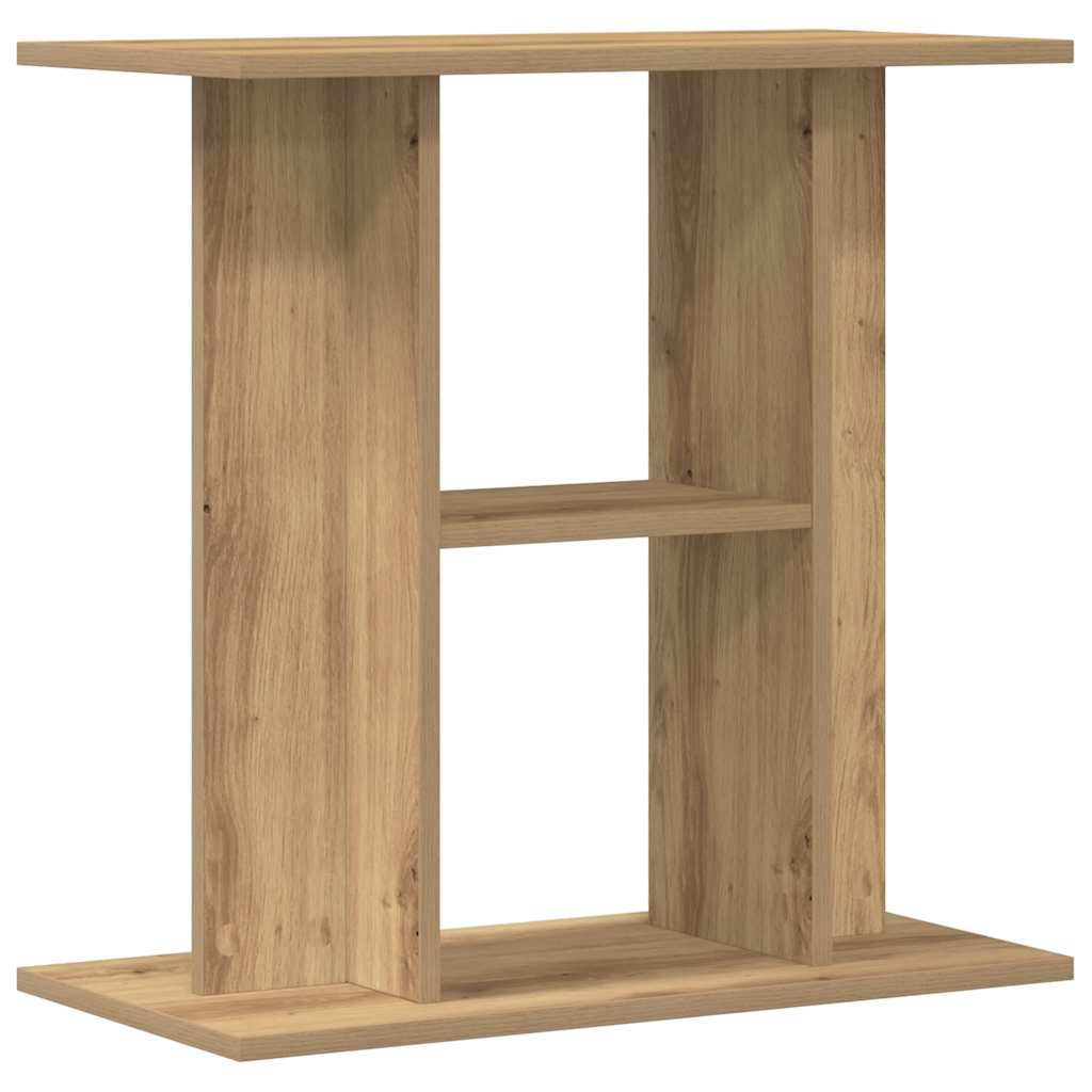 Vidaxx Aquarienständer 60x30x60cm aus handgefertigtem Holz, handwerkliche Eichenfarbe
