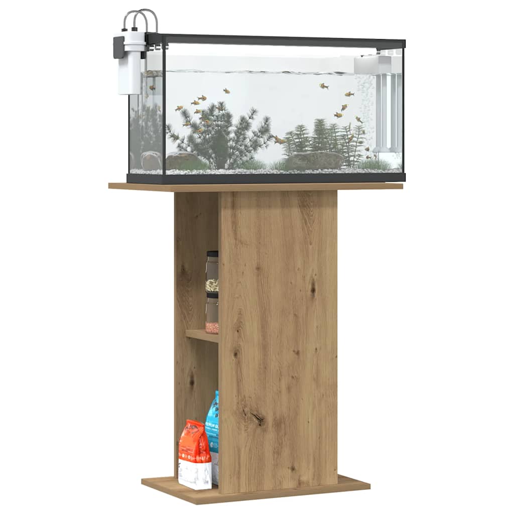 Vidaxx Aquarienständer 36 x 60,5 x 72,5 cm, handgefertigtes Holz, handgefertigte Eiche