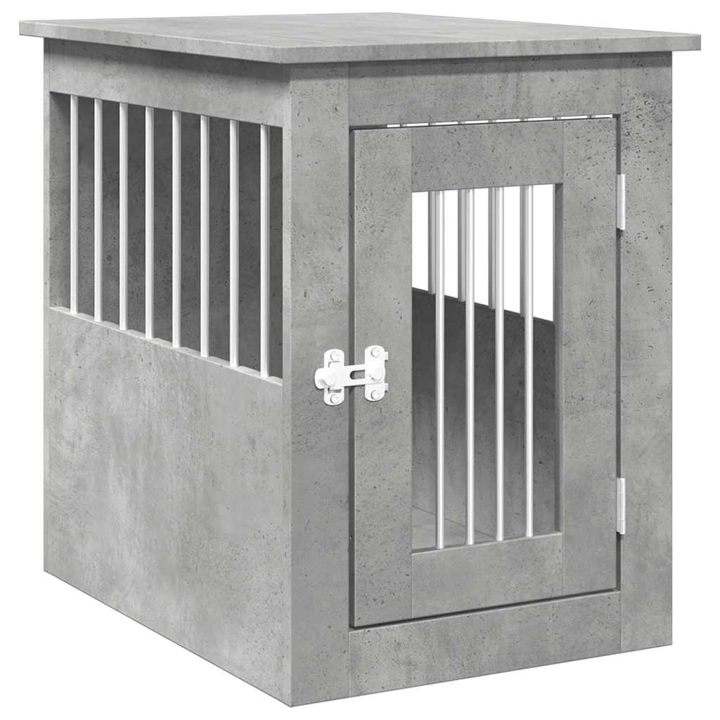 Vidaxxl Hundehütte 45x62x59 cm Holzwerkstoff Betongrau