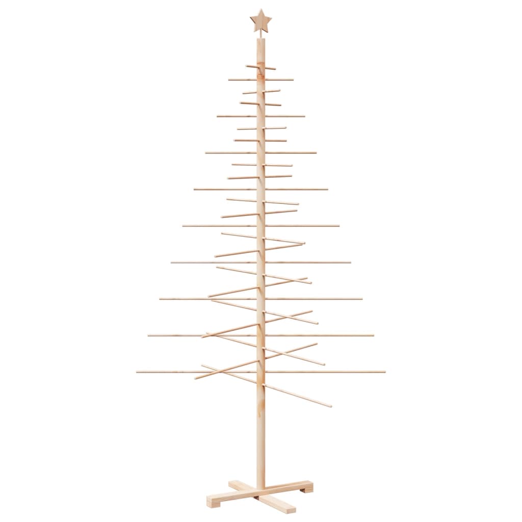 Vidaxx Weihnachtsdekoration Weihnachtsbaum 210 cm aus massivem Kiefernholz