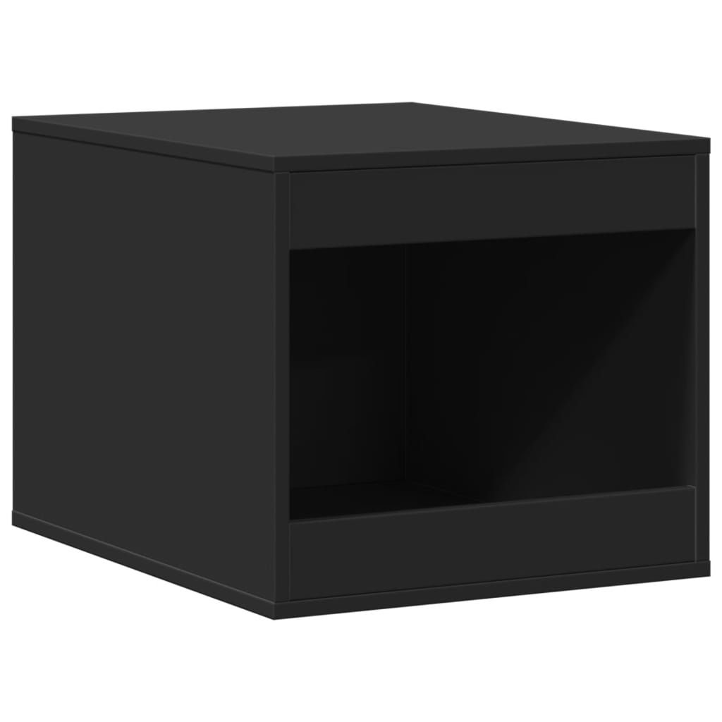 Vidaxx Katzentoilette 47x59x42 cm lackiertes Holz schwarz