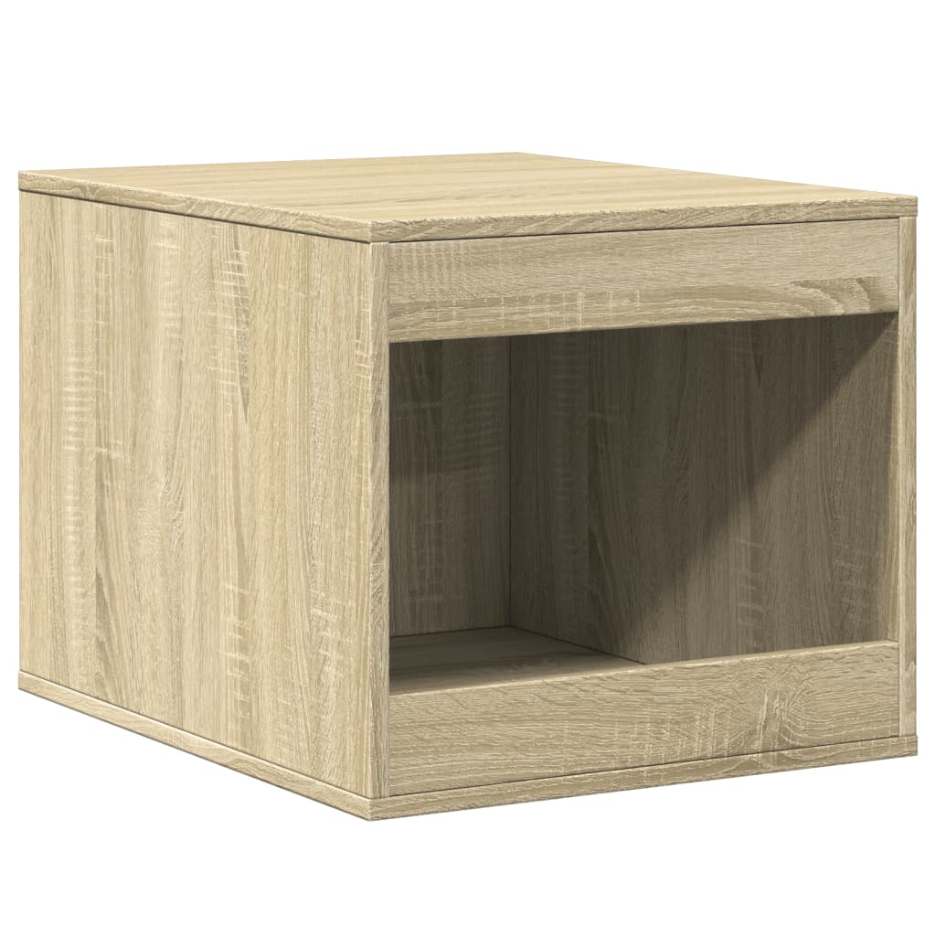 Vidaxxl Katzentoilette 47 x 59 x 42 cm, lackiert in Sonoma-Eiche