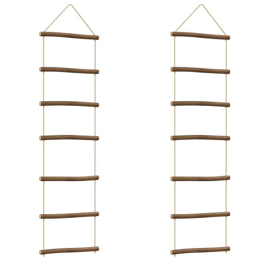 Vidaxx Wanddekorationen leiterförmig 2 Stück 30x100 cm Naturzweig