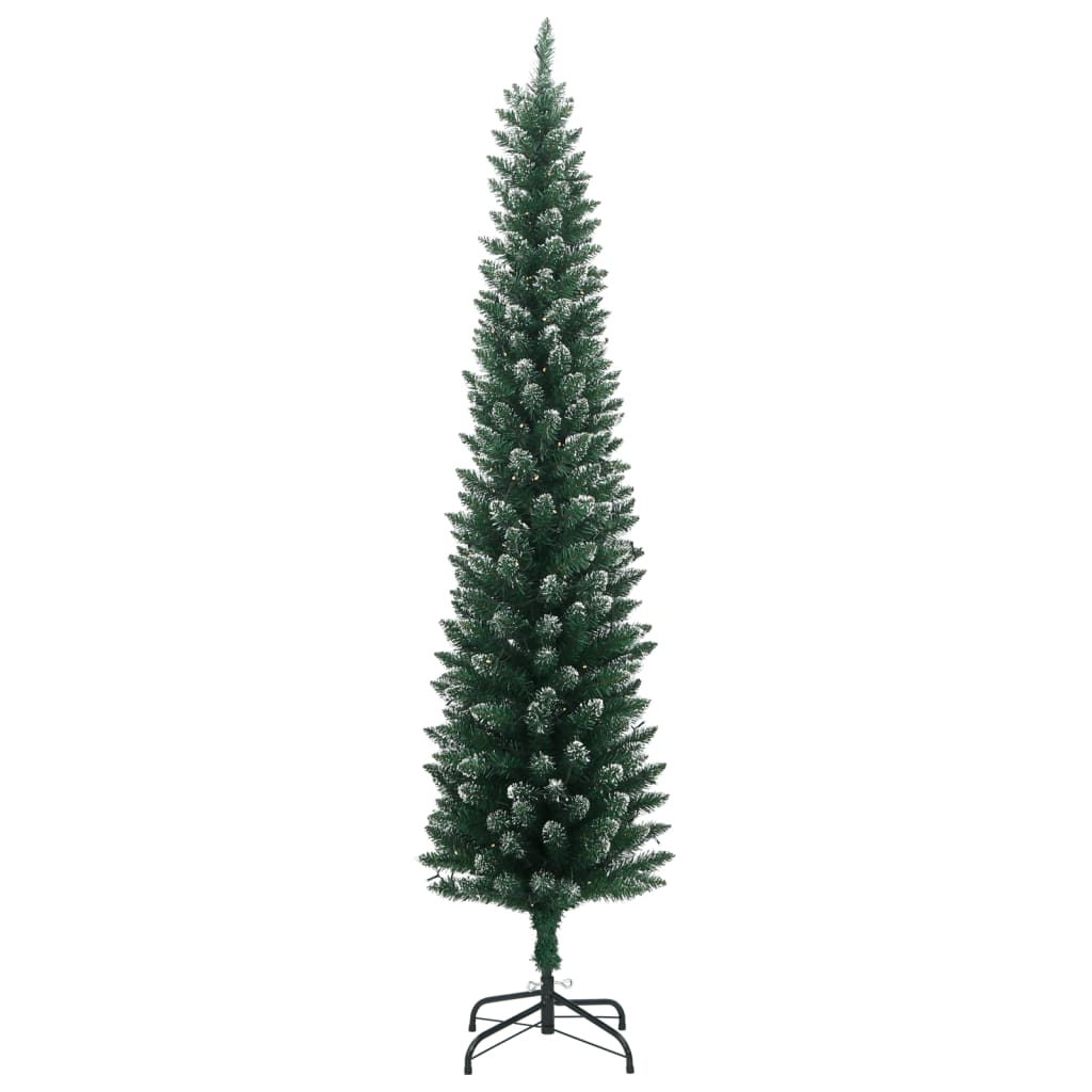 VidaXL Künstlicher Weihnachtsbaum schmal mit 150 LEDs 150 cm