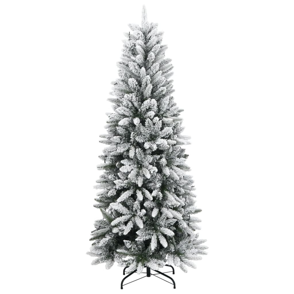 VidaXL Künstlicher Weihnachtsbaum mit 150 LEDs und Schnee 150 cm