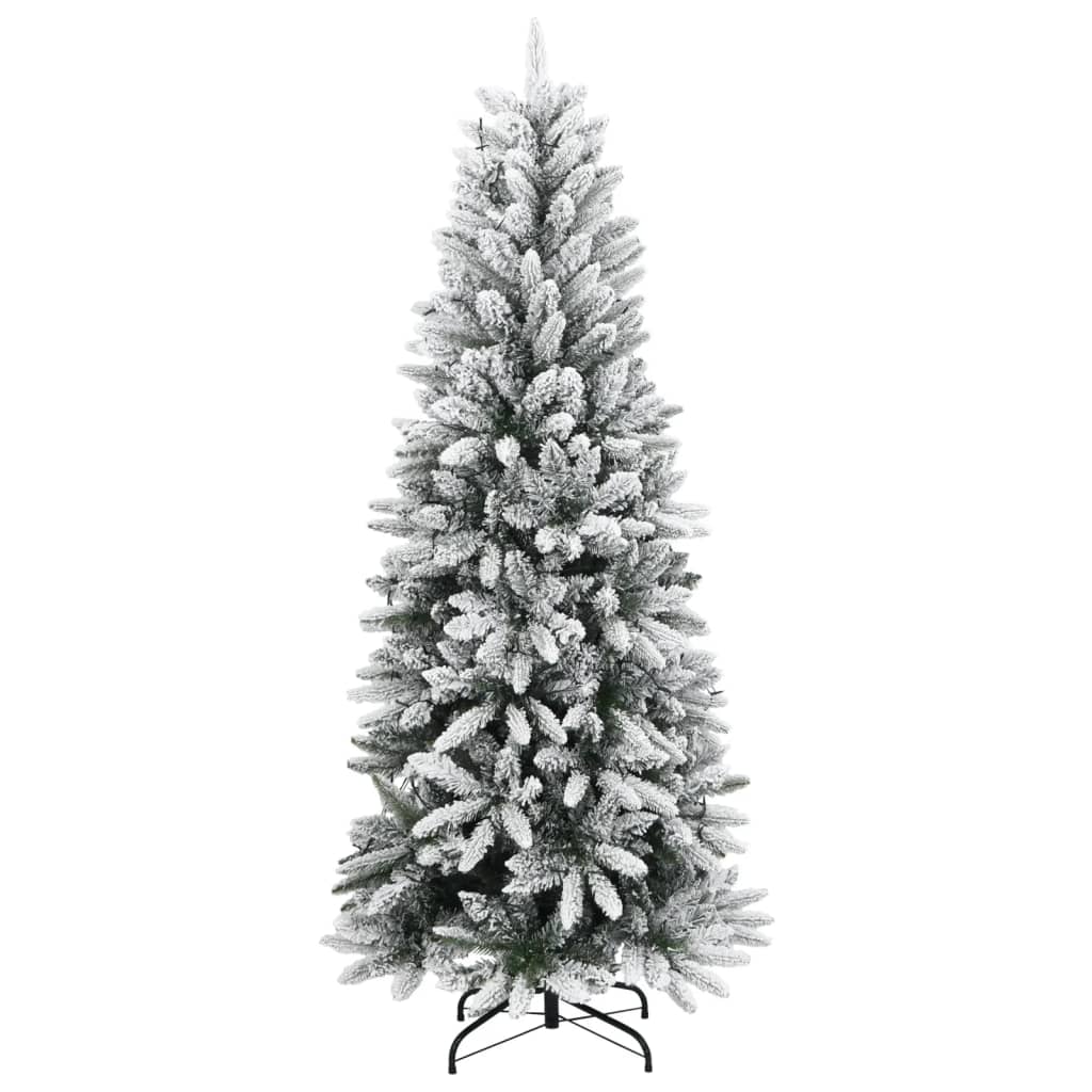 VidaXL Künstlicher Weihnachtsbaum mit 300 LEDs und Schnee 210 cm
