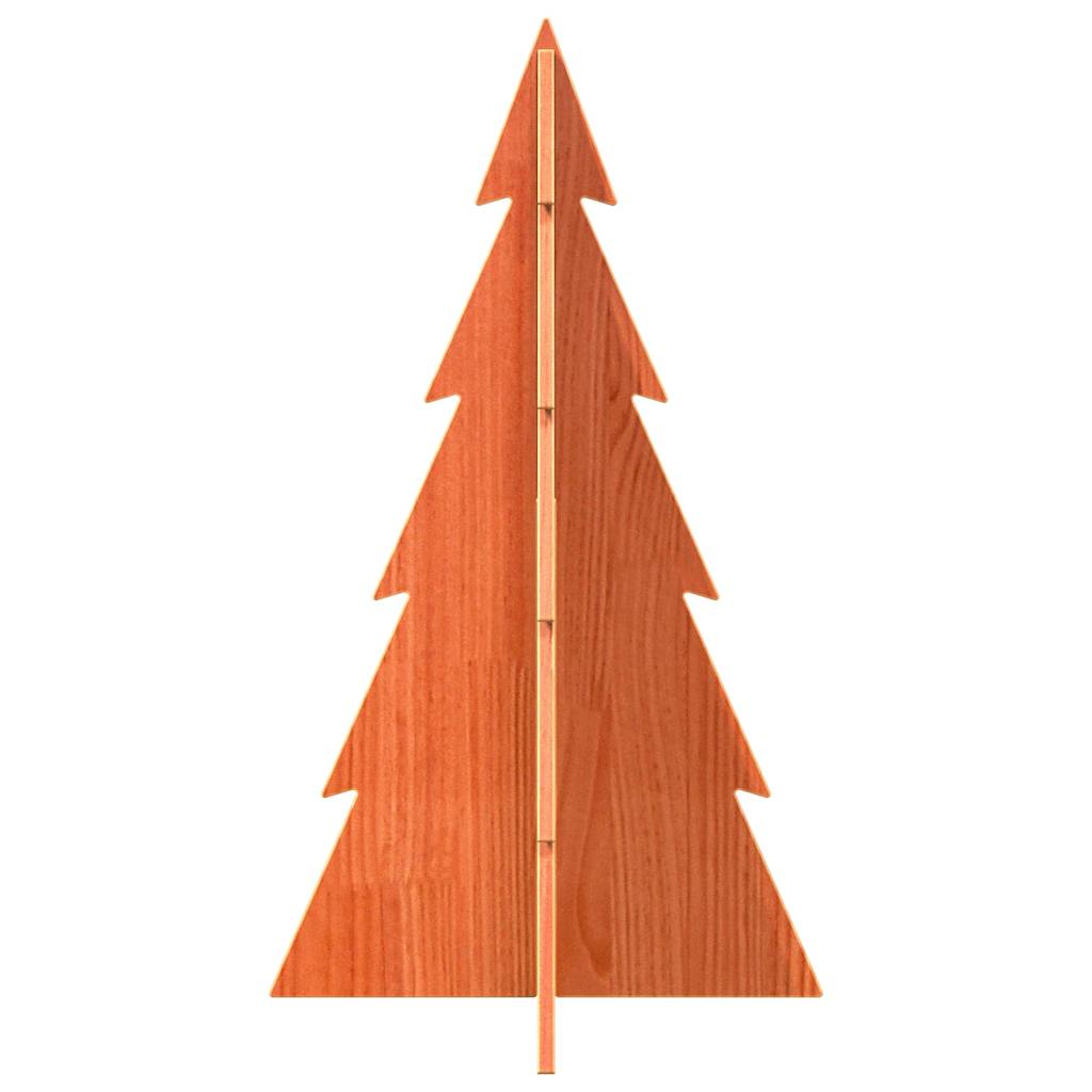 Vidaxx Weihnachtsdekoration Weihnachtsbaum 80 cm massives Kiefernholz, waschbraun