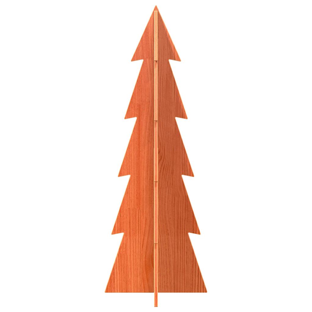 Vidaxx Weihnachtsdekoration Weihnachtsbaum 112 cm massives Kiefernholz, waschbraun