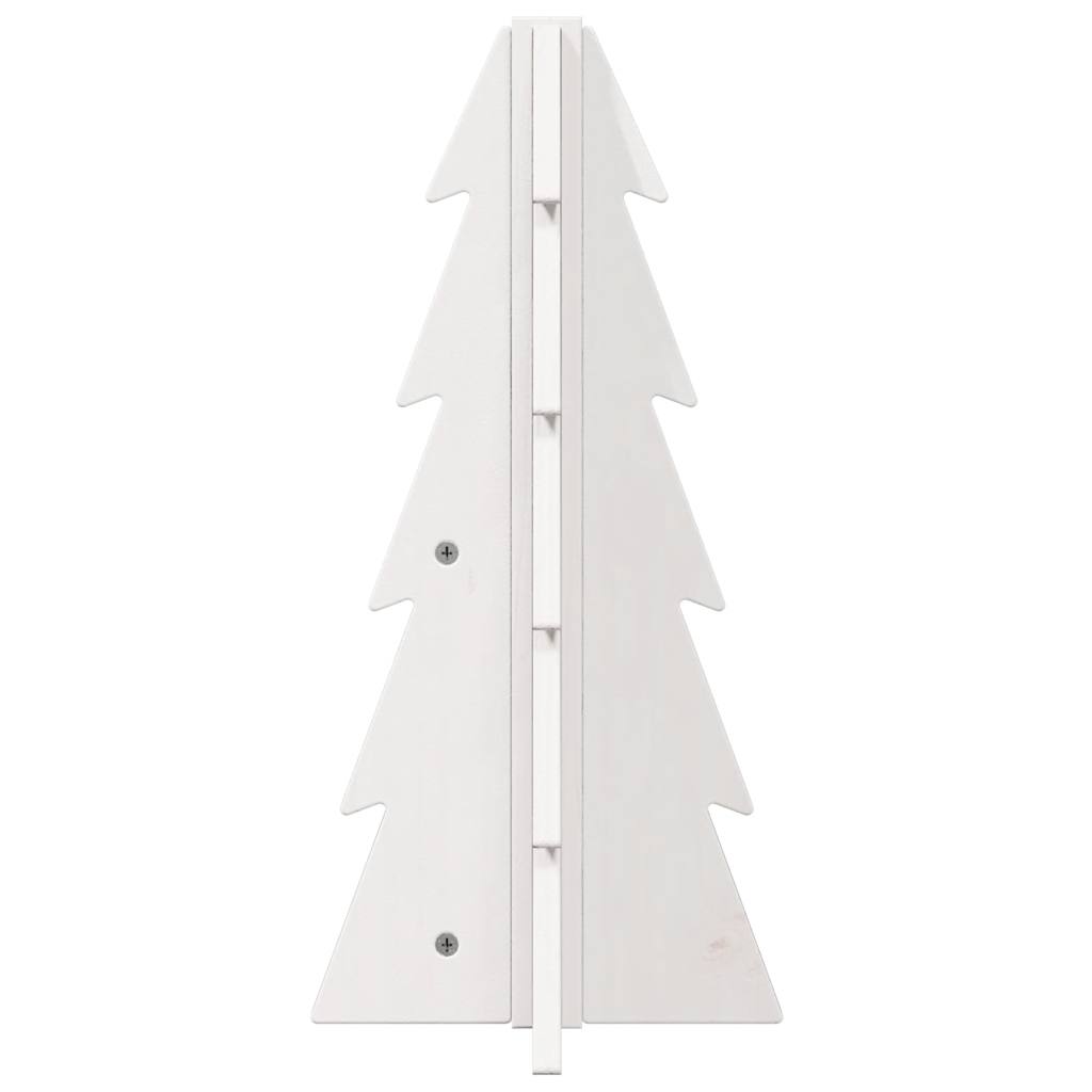 Vidaxx Weihnachtsdekoration Weihnachtsbaum 49 cm massives Kiefernholz weiß