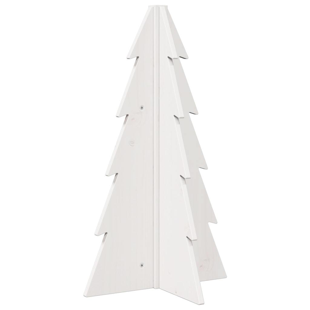 Vidaxx Weihnachtsdekoration Weihnachtsbaum 69,5 cm massives Kiefernholz weiß
