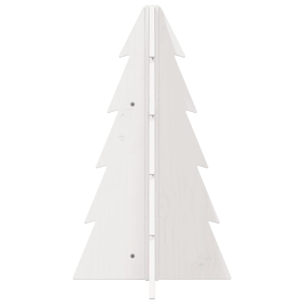 Vidaxx Weihnachtsdekoration Weihnachtsbaum 69,5 cm massives Kiefernholz weiß