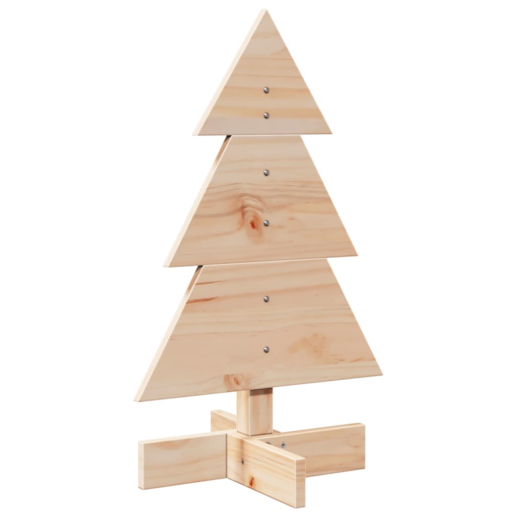 VidaXL Weihnachtsdekoration Weihnachtsbaum 60 cm massives Kiefernholz