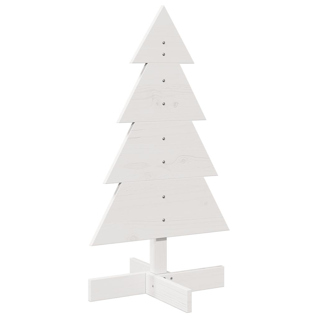 Vidaxx Weihnachtsdekoration Weihnachtsbaum 80 cm massives Kiefernholz weiß