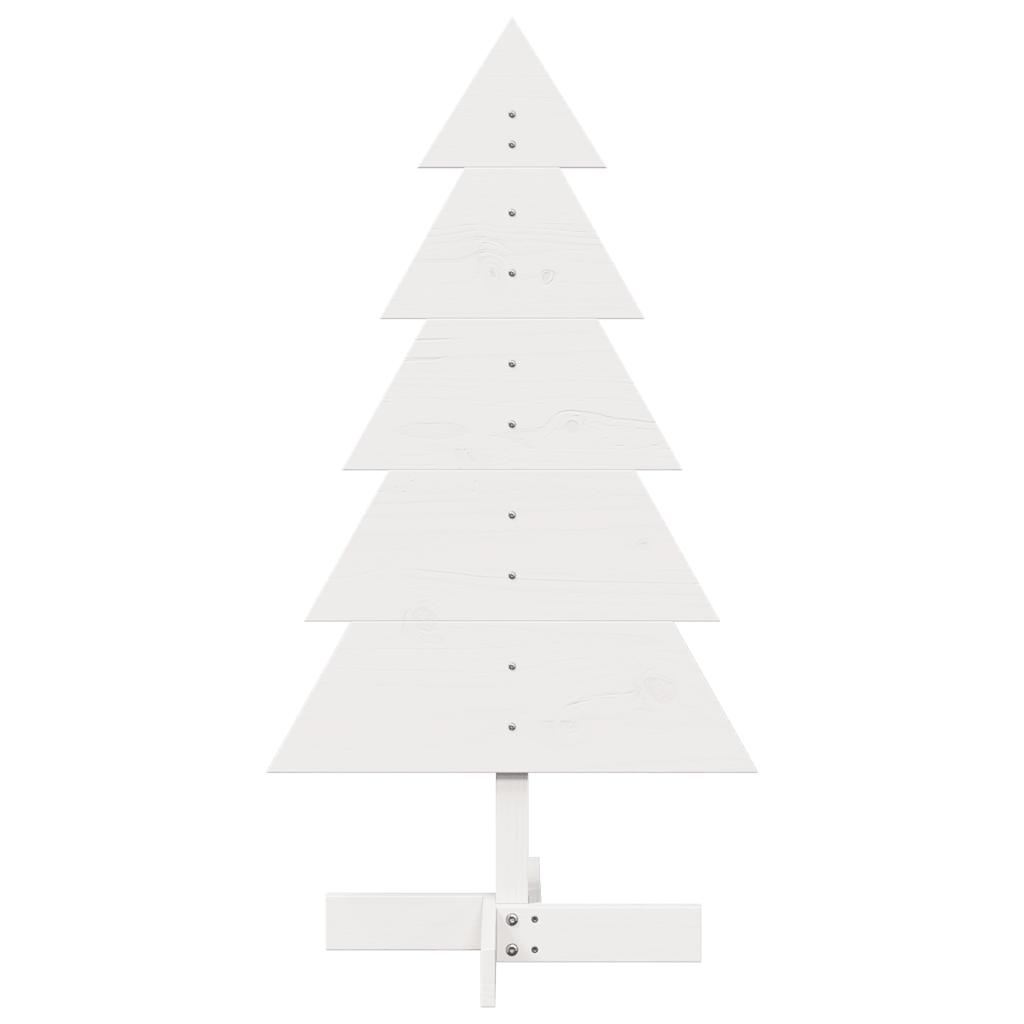Vidaxx Weihnachtsdekoration Weihnachtsbaum 100 cm massives Kiefernholz weiß