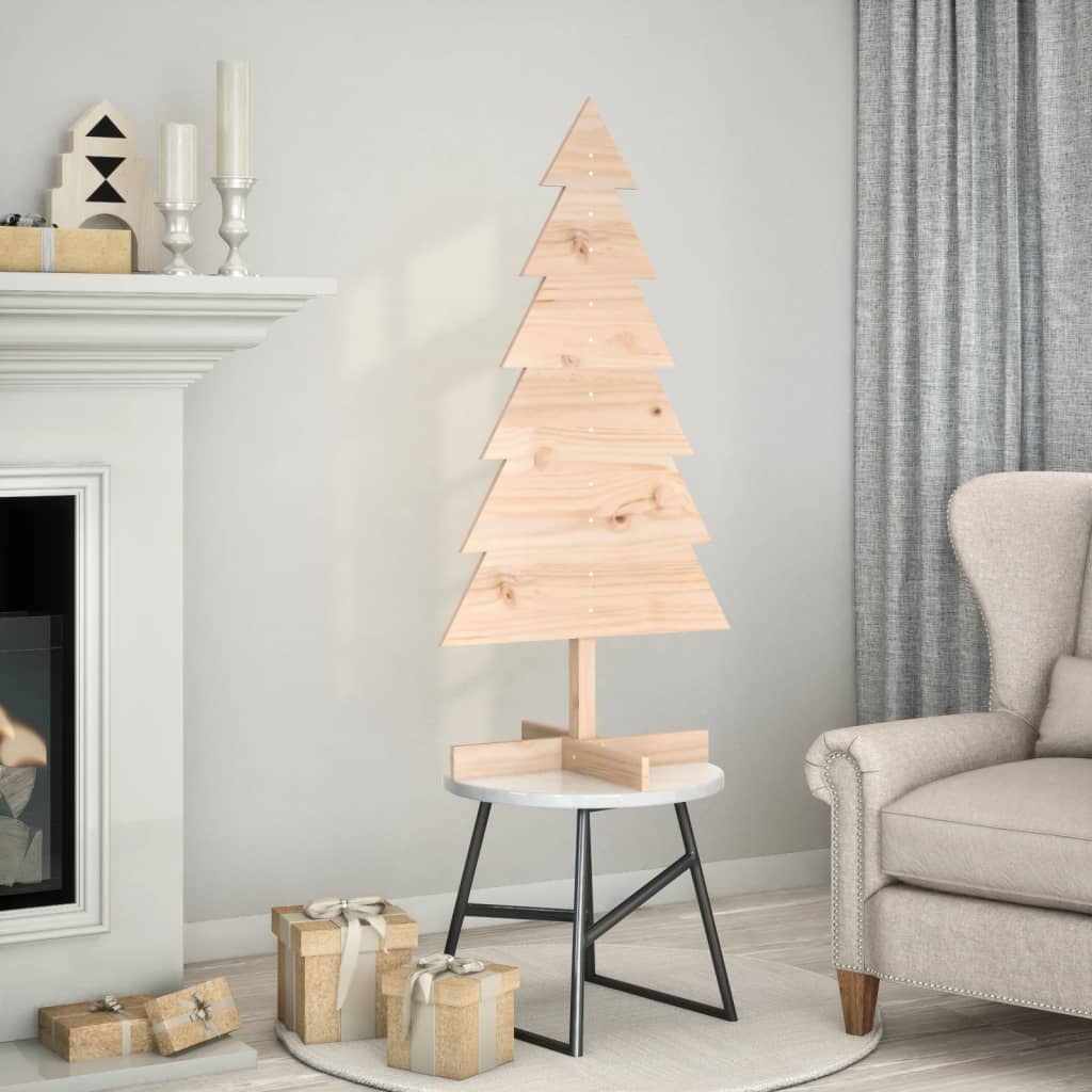 Vidaxx Weihnachtsdekoration Weihnachtsbaum 120 cm aus massivem Kiefernholz