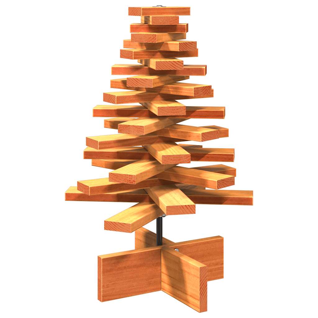 Vidaxx Weihnachtsdekoration Weihnachtsbaum 60 cm massives Kiefernholz, waschbraun