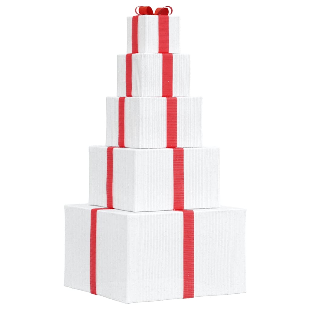 VidaXL Weihnachtsdekoration Geschenkbox 250 LEDs warmweiß