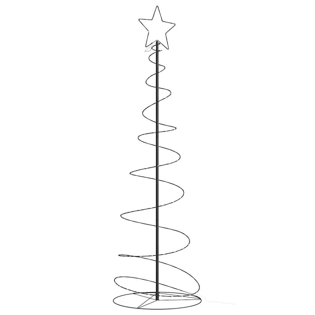 Vidaxxl LED-Weihnachtsbaum 120 LEDs warmweiß 180 cm
