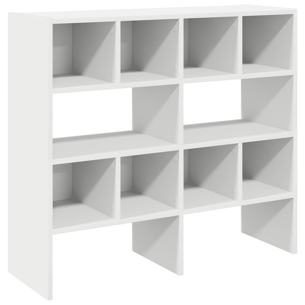 VidaXL Schuhregale 2 Stück stapelbar 89,5x30x40 cm weiß