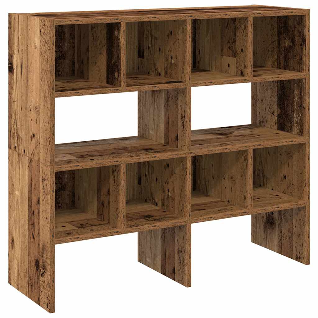 Vidaxx Schuhregale 2 Stk. stapelbar 89,5x30x40 cm altholzfarben