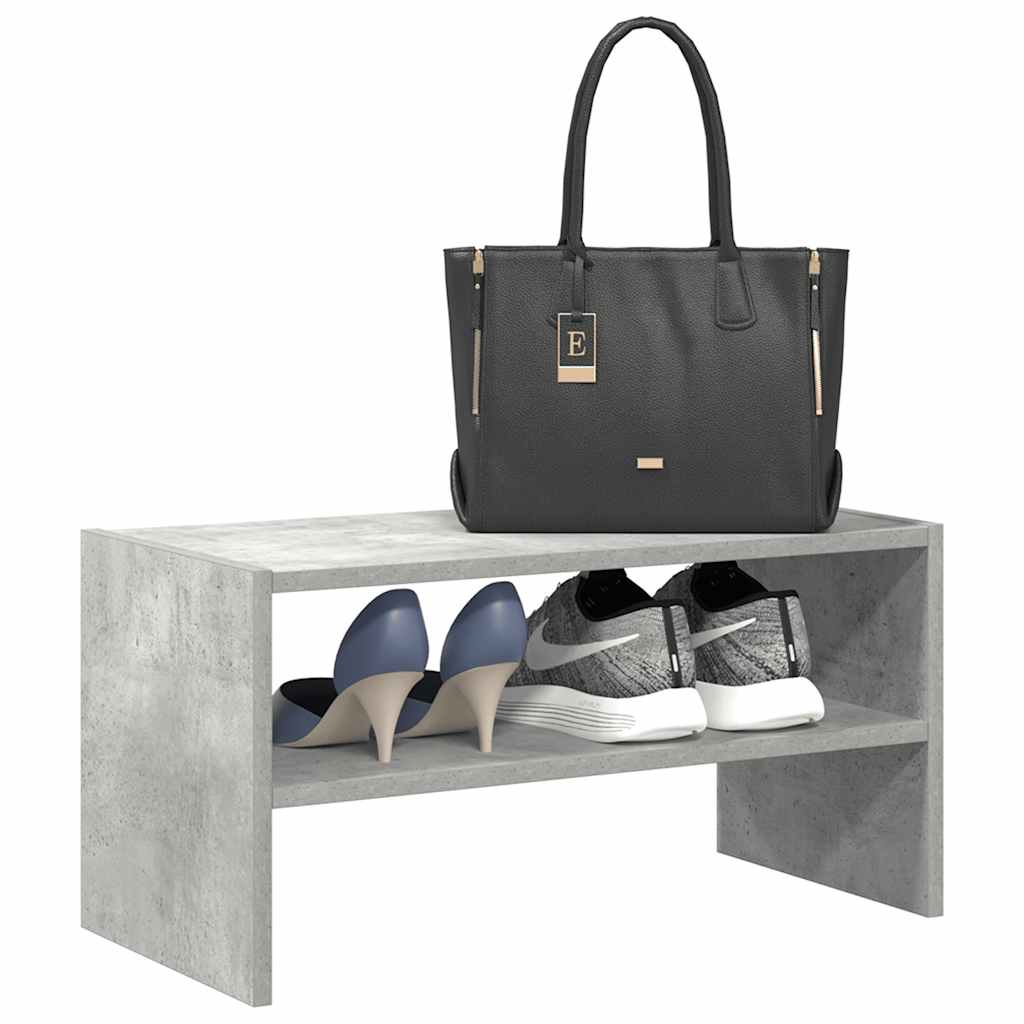 Vidaxx Schuhregal stapelbar 60x30x30,5 cm betongrau