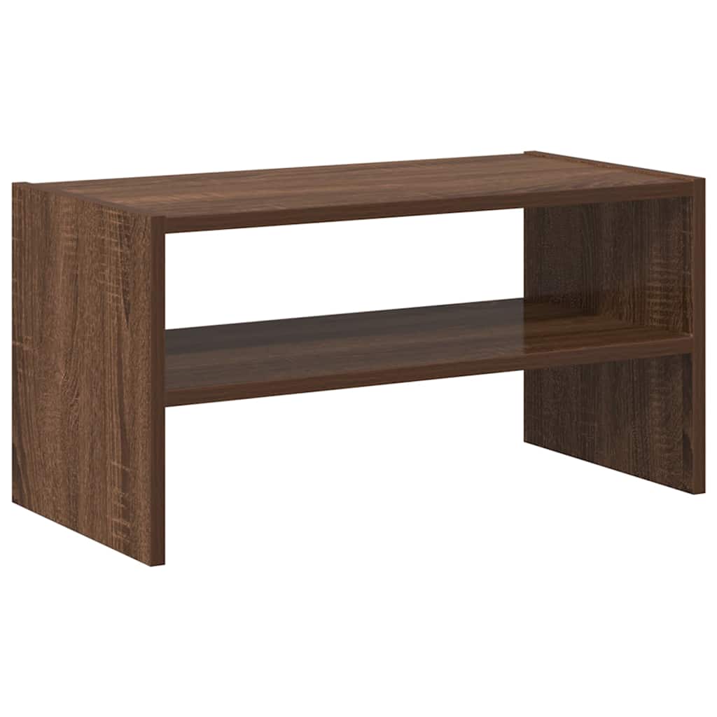 VidaXL Schuhregal stapelbar 60x30x30,5 cm braune Eichenfarbe