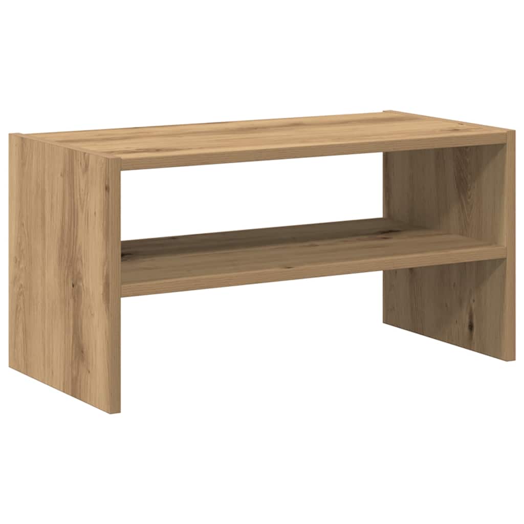VidaXL Schuhregal stapelbar 60x30x30,5 cm handwerklich eichenfarben