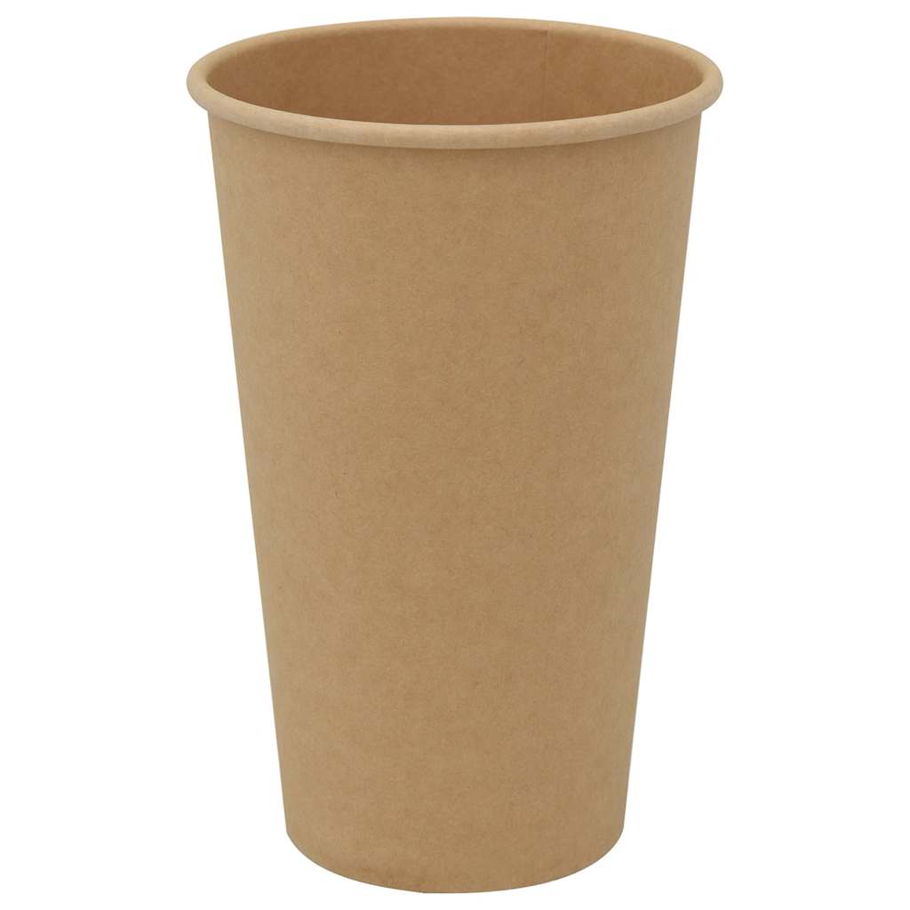 VidaXL Papierkaffeetassen 1000 Stück 16oz 400 ml braun