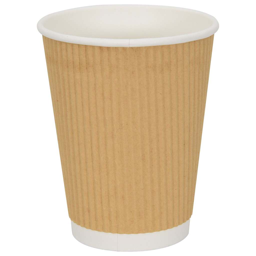 VidaXL Papierkaffeetassen 500 Stück 12oz 300 ml braun