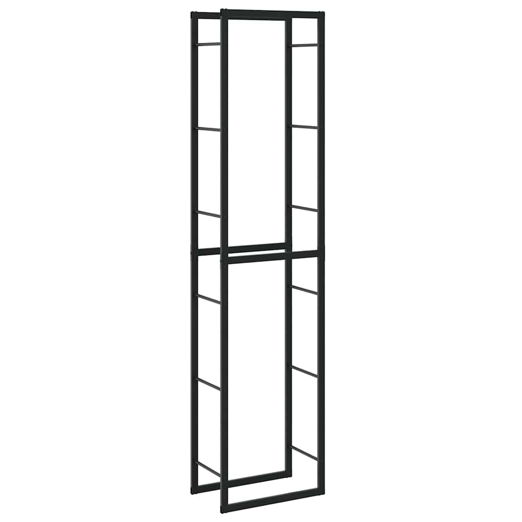 Vidaxx Kaminholzregal 50x30x209 cm Stahl schwarz