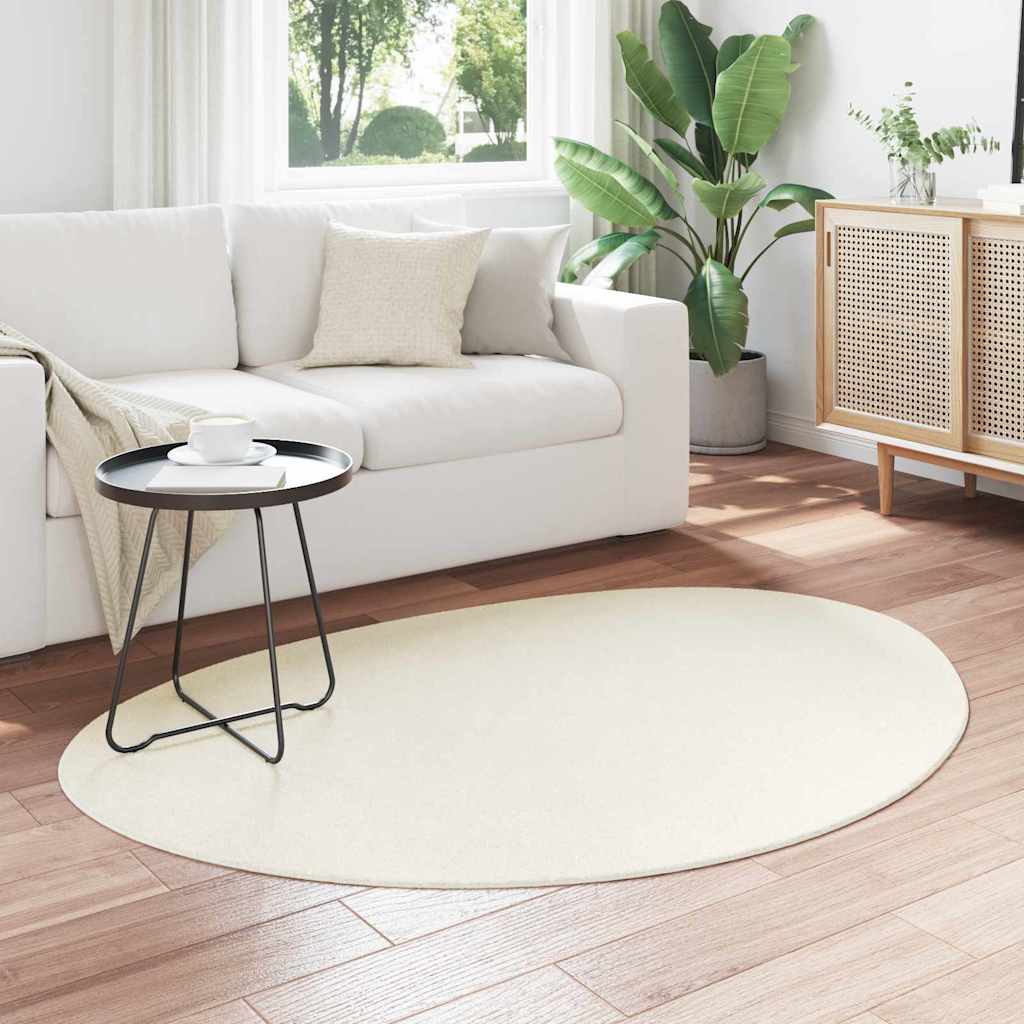 Vidaxl vloerkleden huarte crème 100 x 200 cm polyester