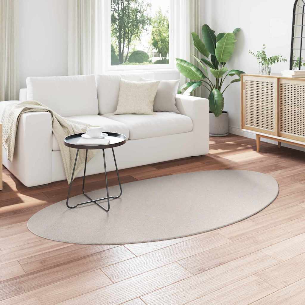 Vidaxl vloerkleden huarte zand 100 x 200 cm polyester