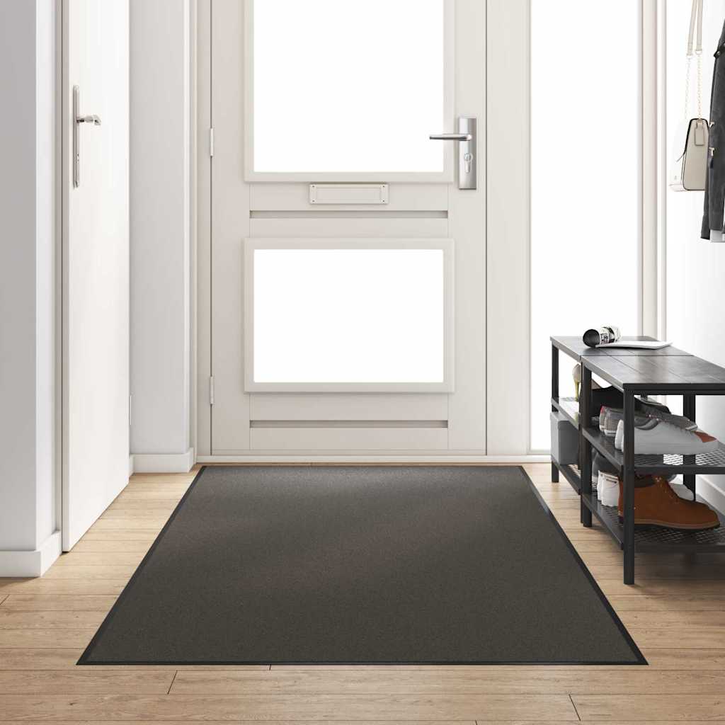 Vidaxl deurmat anders antraciet en zwart 120 x 250 cm polyamide en pvc