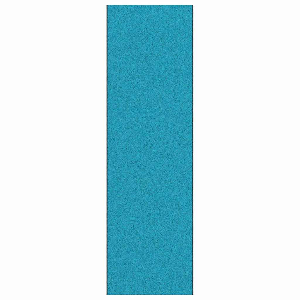 Vidaxl deurmat anders cyaan en zwart 120 x 400 cm polyamide en pvc