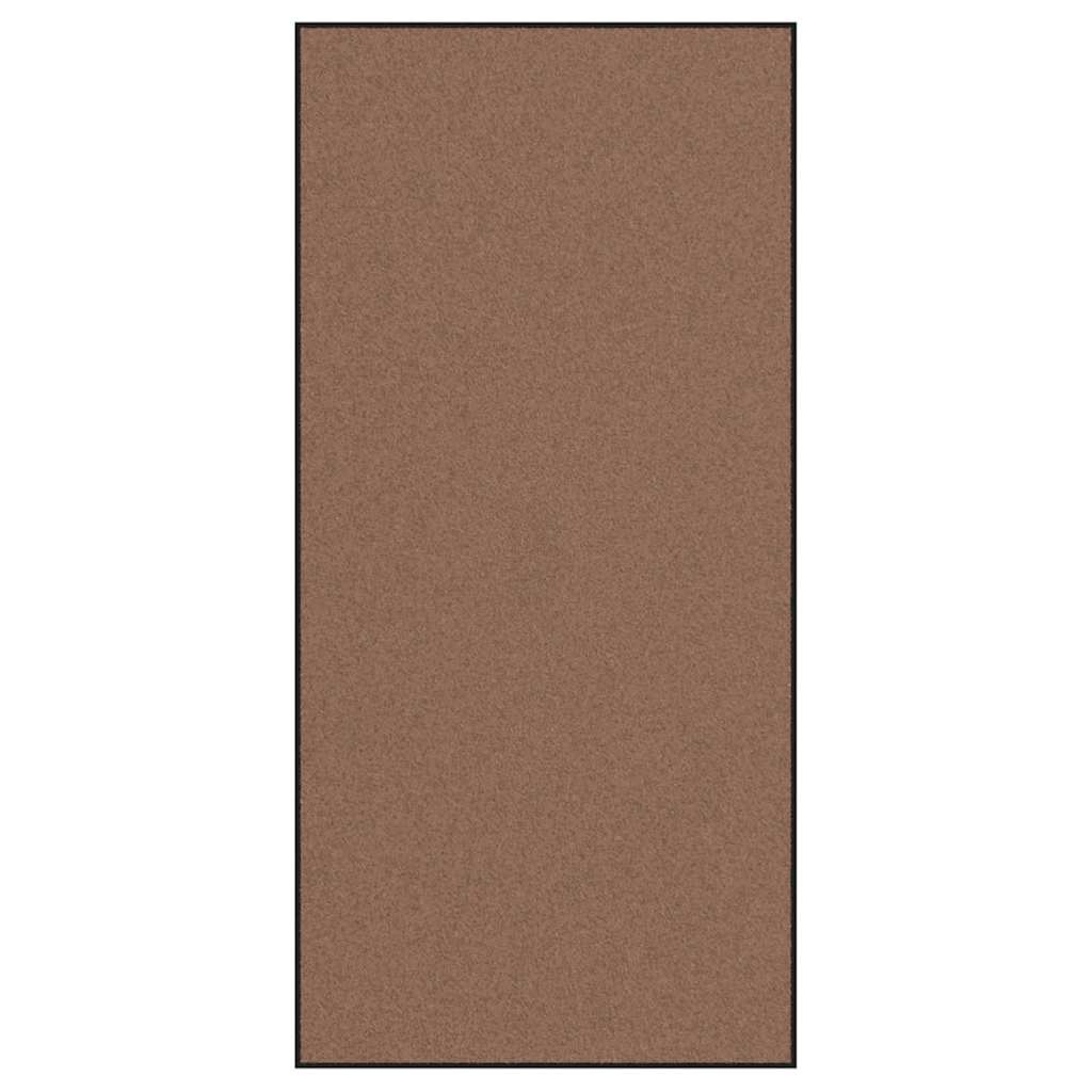 Vidaxl deurmat bruin en zwart 120 x 250 cm polypropyleen en vinyl