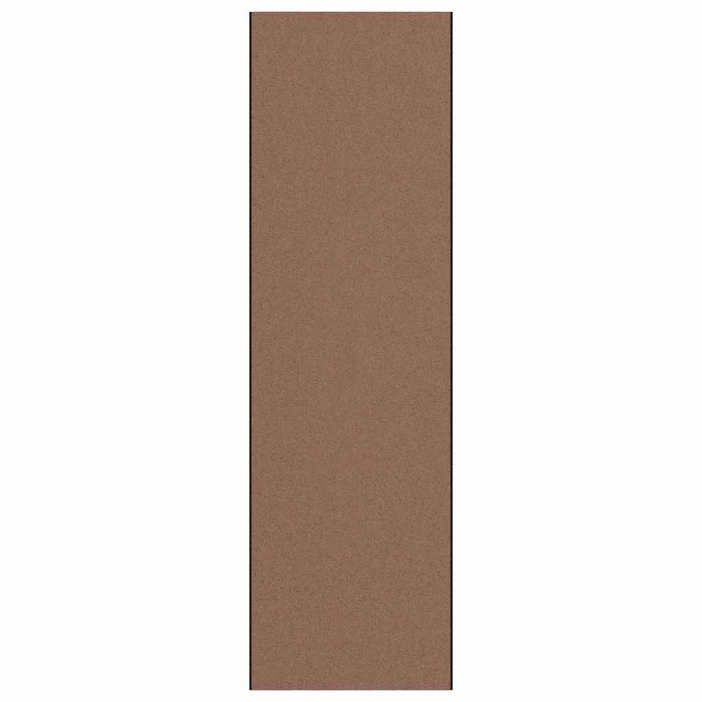 Vidaxl deurmat bruin en zwart 120 x 400 cm polypropyleen en vinyl