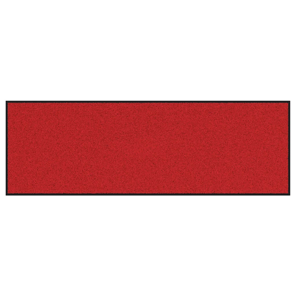 Vidaxl deurmat anders rood en zwart 60 x 180 cm polypropyleen en vinyl