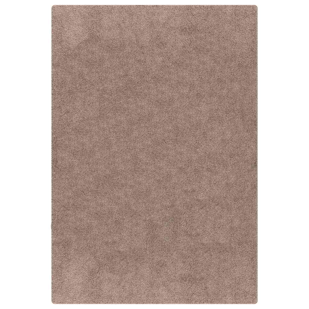 Vidaxl antislip shaggy tapijt bruin 80 x 150 cm pp