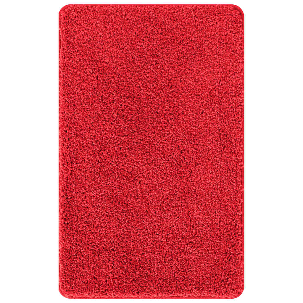 Vidaxl antislip badmat rood 50 x 80 cm pp