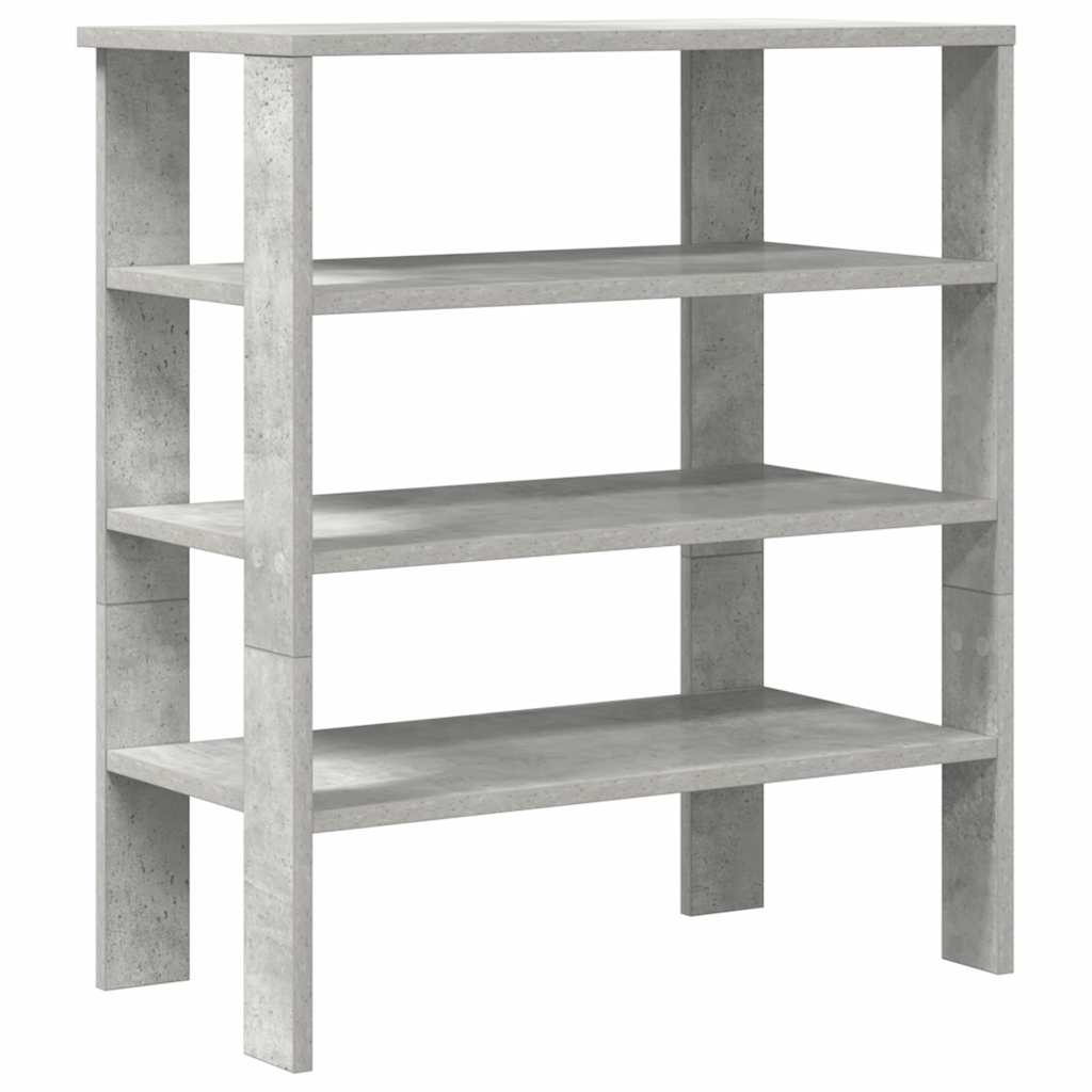 Vidaxx Schuhregal 61x32x70 cm Holzwerkstoff Betongrau