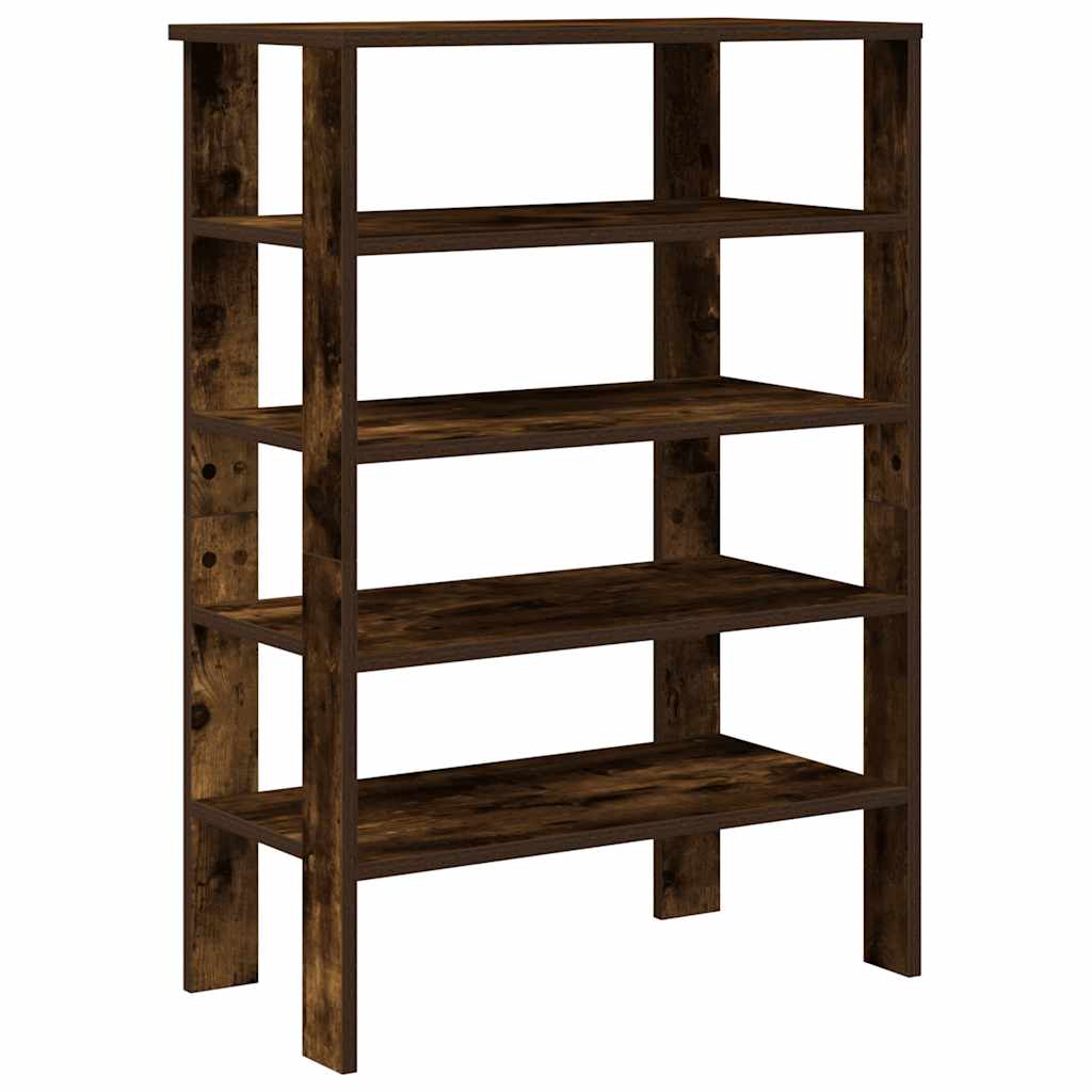 Vidaxx Schuhregal 61x32x87,5 cm verarbeitetes Holz, geräucherte Eiche